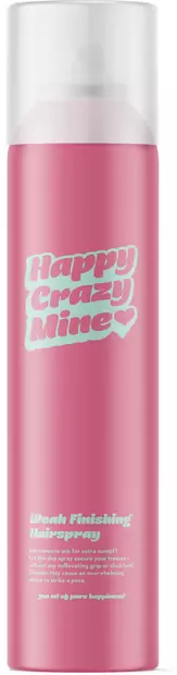 Happy Crazy Mine Woah Finishing Hairspray Strong Hold 300ml - Hiuskiinteet - 17900015 - 1
