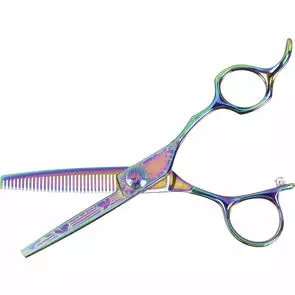 Sibel Cisoria Thinning Scissors Offset 5.5" Rainbow (6600729) - Hiustenleikkuusakset - 15000765 - 2