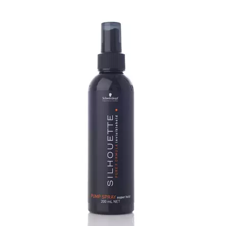Silhouette Super Hold Pump Spray 200ml - aerosoliton hiuskiinne - Hiuskiinteet - 5000115 - 1
