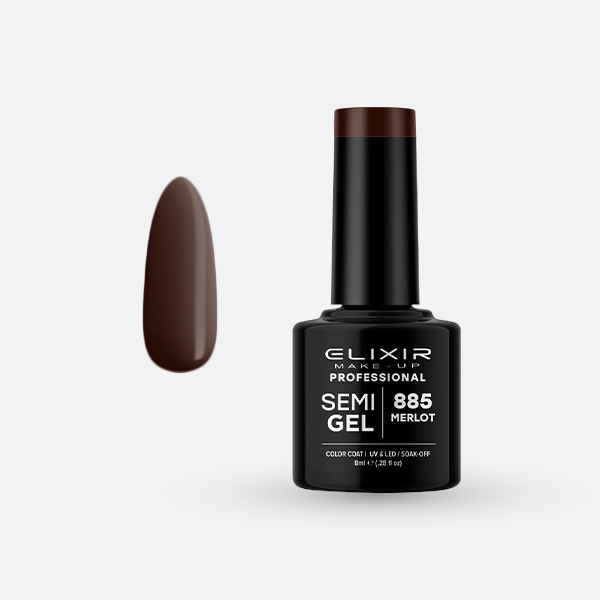 Elixir Make Up Semi Gel Oranssit/Ruskeat 8ml - Värilliset geelit - M25000035 - 1