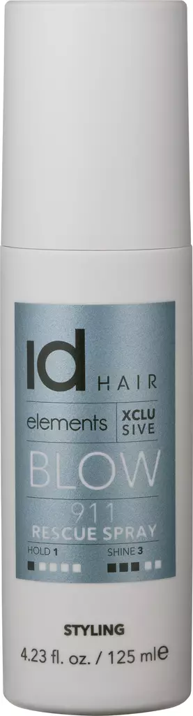 IdHAIR Elements Xclusive BLOW 911 Rescue Spray 125ml - Jätettävät hoidot värjättyihin hiuksiin - 5704699873505 - 1