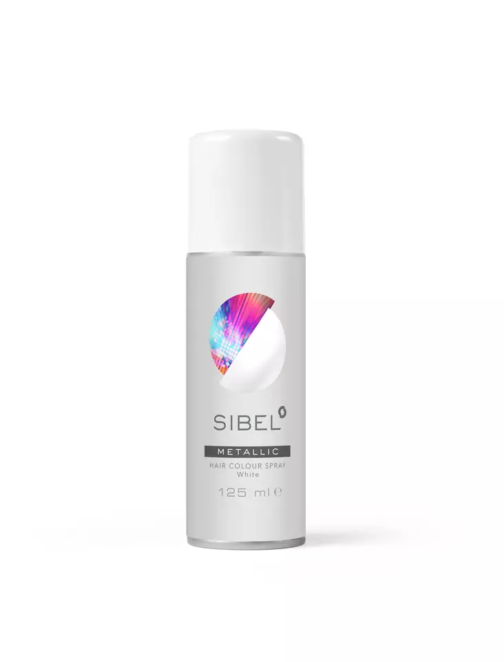 Sibel Color Spray Metallic White 125ml (023000001) - Sävyttävät tuotteet - 15000475 - 1