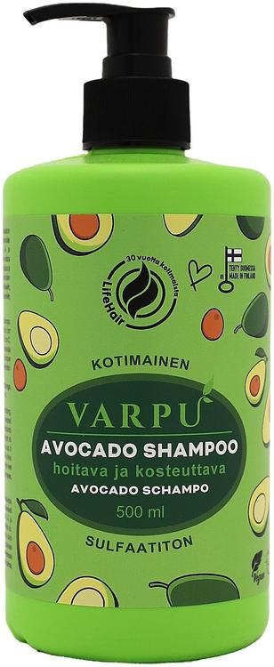 Varpu Avocadoshampoo 500ml - Kosteuttavat shampoot - 17600005 - 1