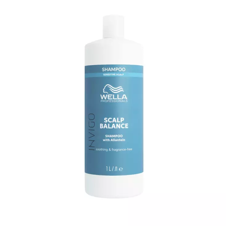 Wella INVIGO Scalp Balance Sensitive Scalp Shampoo 1000ml - herkälle hiuspohjalle - XXL koot - 13000225 - 1