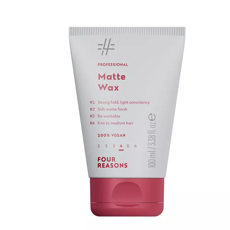 Four Reasons Professional Matte Wax 100ml - Hiusvahat ja -geelit - 10300035 - 1