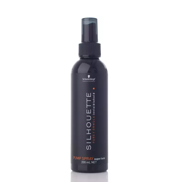 Silhouette Super Hold Pump Spray 200ml - aerosoliton hiuskiinne - Hiuskiinteet - 5000115 - 1