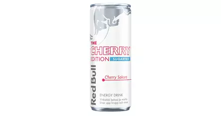 Red Bull The Cherry Edition SUGARFREE Cherry Sakura 250ml - Juomat - 83000026 - 1