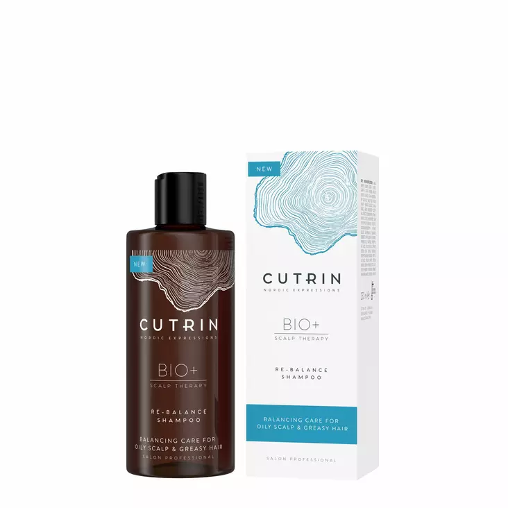 Cutrin Bio+ Re-Balance Shampoo 250ml - rasvoittuvalle hiuspohjalle - Parturishampoot - 6412600550146 - 1