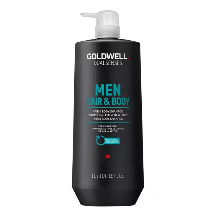 Dualsenses Men Hair & Body Shampoo 1000ml - hiuksille ja vartalolle - XXL koot - 4021609026556 - 1