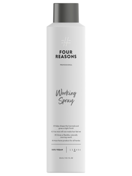 X Four Reasons Professional Working Spray 300ml - hiuskiinne - Outlet / Kolikolla kampaamotuotteita - 6418414034896 - 1