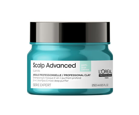 L'oreal Serie Expert Scalp Advanced Anti-Oiliness 2 in 1 Deep Purifier Clay 250ml - Outlet / Kolikolla kampaamotuotteita - 9000176 - 1