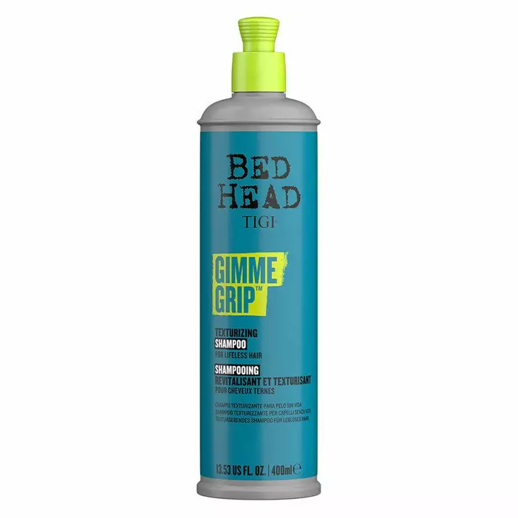 TIGI Bedhead Gimme Grip Texturizing Shampoo 400ml - hennoille hiuksille - Tuuheuttavat shampoot - 16000036 - 1