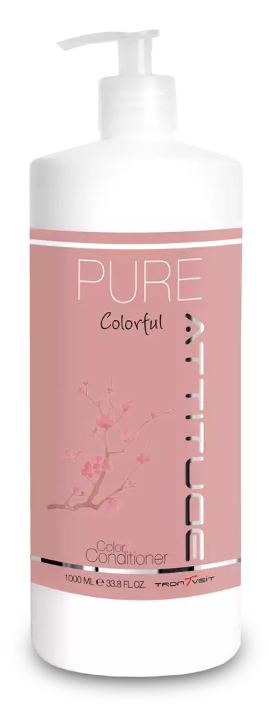 Trontveit Attitude PURE Colourful Conditioner 1000ml - Ympäristöystävälliset hiustuotteet - 31000026 - 1