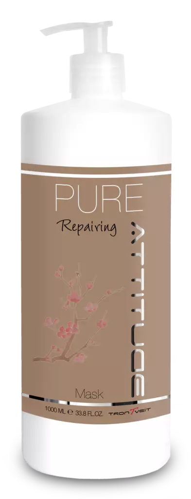 Trontveit Attitude PURE Repairing Mask 1000ml - Ympäristöystävälliset hiustuotteet - 31000046 - 1