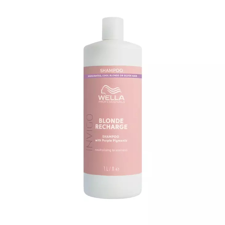 Wella INVIGO Cool Blonde Recharge Shampoo 1000ml - hopeashampoo - XXL koot - 13000226 - 1