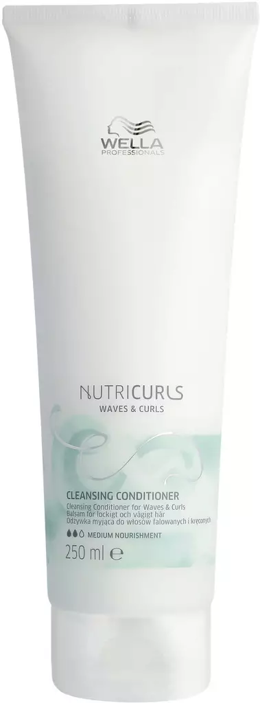 Wella NutriCurls Cleansing Conditioner 250ml - puhdistava hoitoaine - Kiharien hiusten hoitoaineet - 13000266 - 1