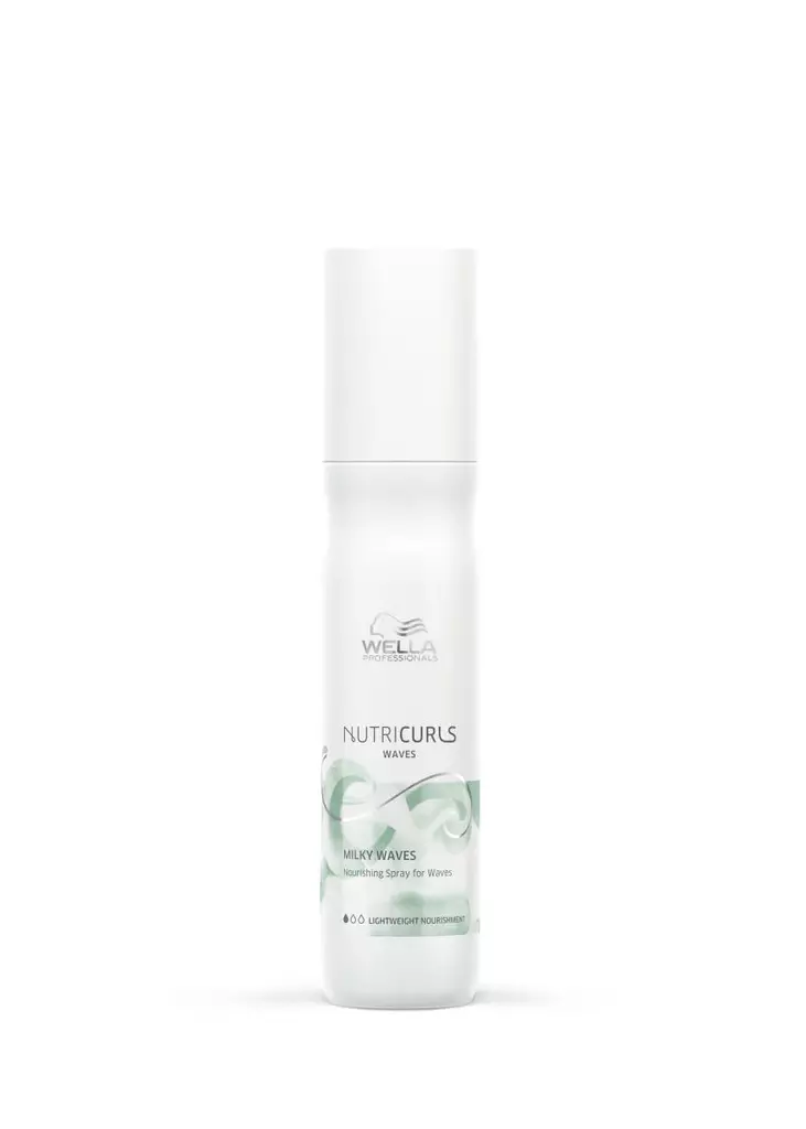 Wella NutriCurls Milky Waves Spray 150ml - hoitosuihke kiharille hiuksille - Jätettävät hoidot kihariin hiuksiin - 13000116 - 1