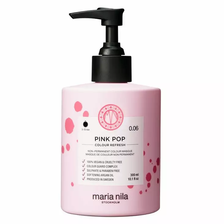 Maria Nila Colour Refresh 0.69 PINK POP 300ml - Color mask shokkivärit - 37000076 - 1