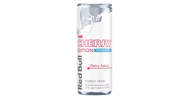 Red Bull The Cherry Edition SUGARFREE Cherry Sakura 250ml - Juomat - 83000026 - 1