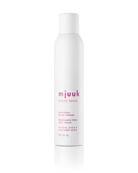 Mjuuk Naked Sense Fragrance-free Hairspray Super Strong 250ml - Muotoilutuotteet - 4100017 - 1