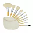 Mimo Meikkisivellinsetti bambu/valkoinen 10kpl (70595) - Meikkisiveltimet ja -sienet - 24200007 - 1