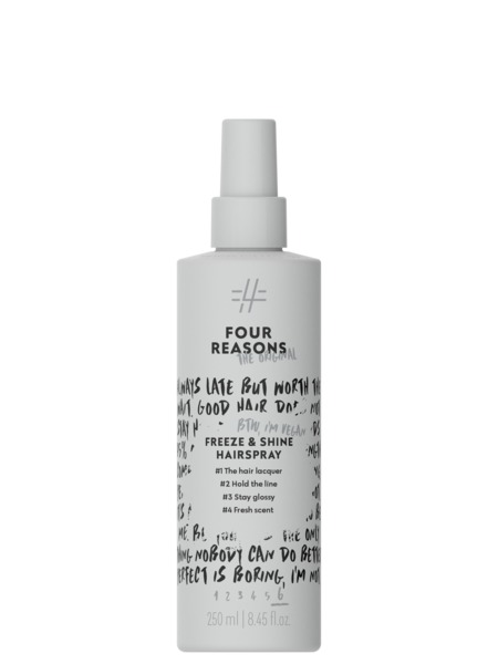 Four Reasons Original Freeze & Shine Hairspray 250ml - aerosoliton hiuskiinne - Hiuskiinteet - 6418414038597 - 1