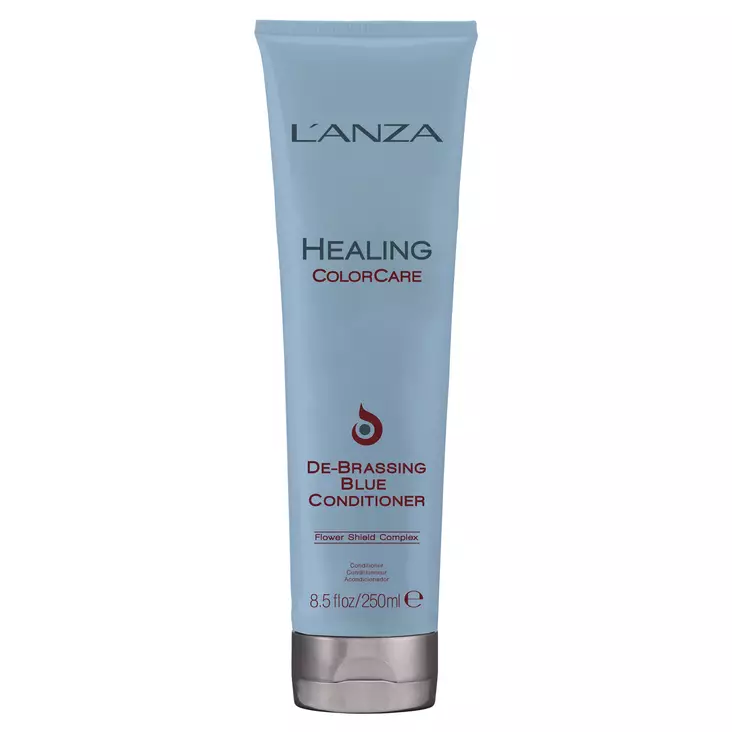 Lanza Healing Colorcare Blue De-Brassing Conditioner 250ml - värjätyille hiuksille - Lanza - 654050412087 - 1