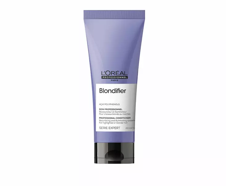 L'oreal Serie Expert Blondifier Conditioner 200ml - hoitoaine vaaleille hiuksille - Korjaavat hoitoaineet - 9000107 - 1
