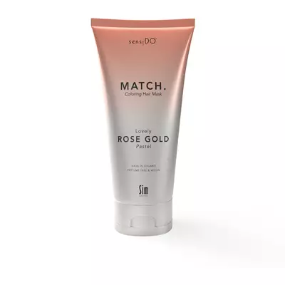 SensiDO Match Lovely Rose Gold (pastel) 200ml - Color mask vaaleille hiuksille - 12000107 - 1