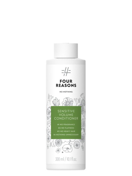 Four Reasons No Nothing Sensitive Volume Conditioner 300ml - hajusteeton hoitoaine - Tuuheuttavat hoitoaineet - 6418414036548 - 1