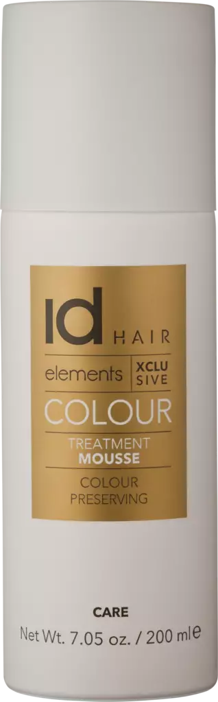 IdHAIR Elements Xclusive Colour Treatment Mousse 200ml - Jätettävät hoidot värjättyihin hiuksiin - 5704699873758 - 1