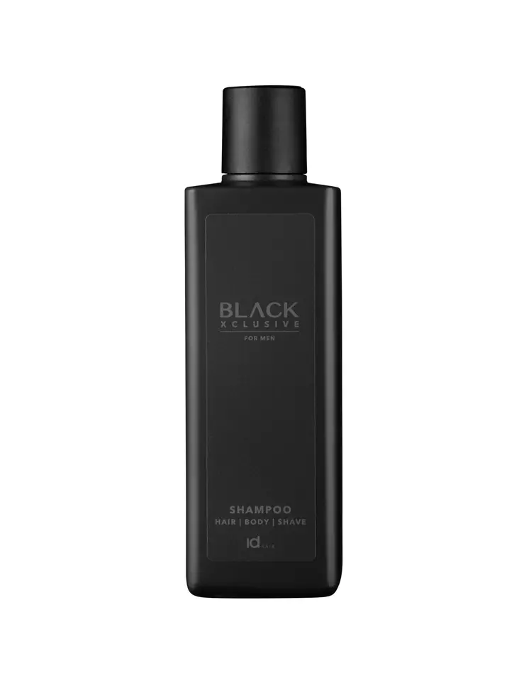 IdHair Black Exclusive For Men Shampoo Hair&Body&Shave 250ml - kosteuttava shampoo - Parturituotteet - 5704699876018 - 1
