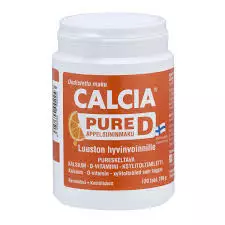 Calcia Pure D Appelsiini 120 tabl. / 186g - Hyvinvointi - 81000028 - 1
