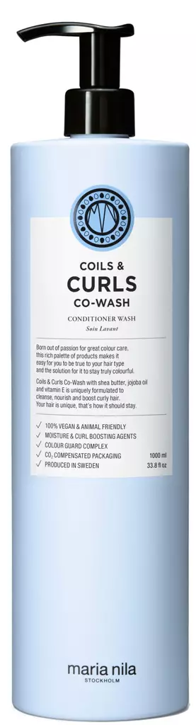 Maria Nila Coils & Curls Co-Wash 1000ml - XXL koot - 37000008 - 1