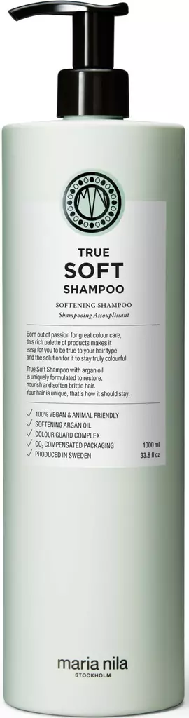 Maria Nila True Soft Shampoo 1000ml - XXL koot - 37000058 - 1
