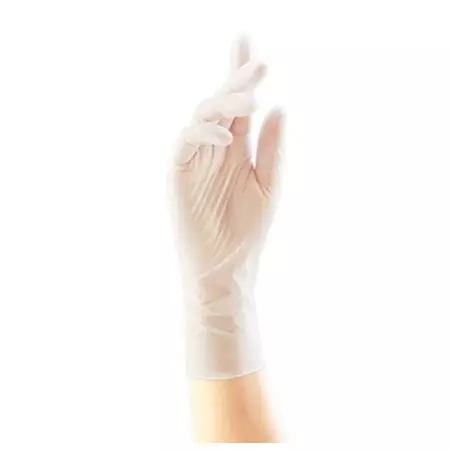 Puuteriton vinyylihanska M 100kpl - Hiusten värjäys- ja vaalennustavikkeet - 19000128 - 2