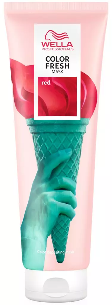 Wella Professional Color Fresh Mask Red 150ml - Color mask punaisille hiuksille - 13840008 - 1