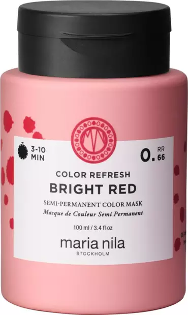 Maria Nila Color Refresh 0.66 BRIGHT RED 100ml - Color mask punaisille hiuksille - 37000099 - 1