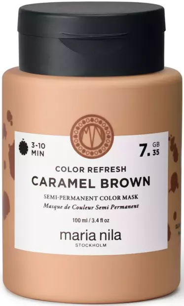 Maria Nila Color Refresh 7.35 CARAMEL BROWN 100ml - Color mask ruskeille hiuksille - 37000089 - 1