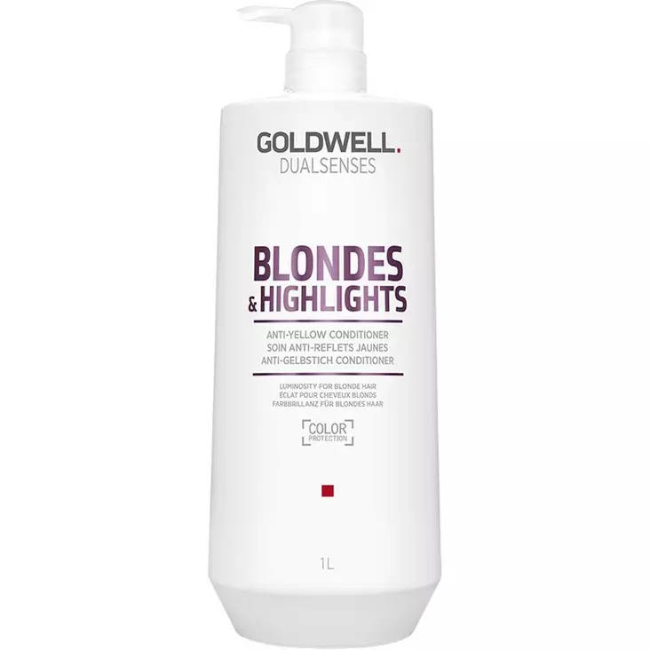 Dualsenses Blondes&Highlights Anti-Yellow Conditioner 1000ml - hoitoaine vaaleille hiuksille - XXL koot - 4021609061229 - 1
