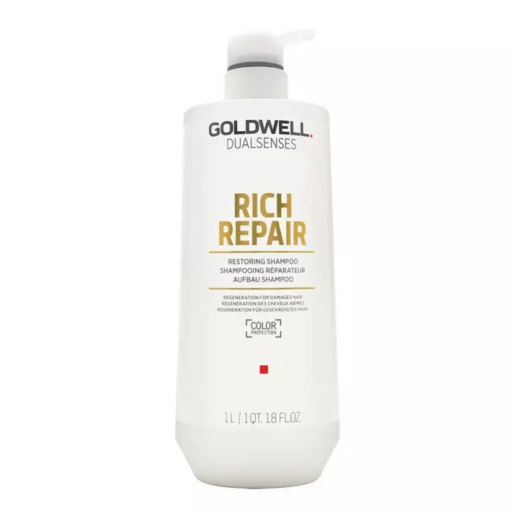 Dualsenses Rich Repair Restoring Shampoo 1000ml - kuiville hiuksille - XXL koot - 4021609029229 - 1