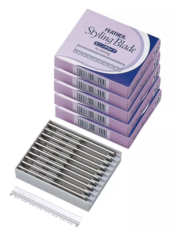 Feather terät pinkki 10kpl (7719811) - Hiustenleikkuusakset - 15000089 - 2