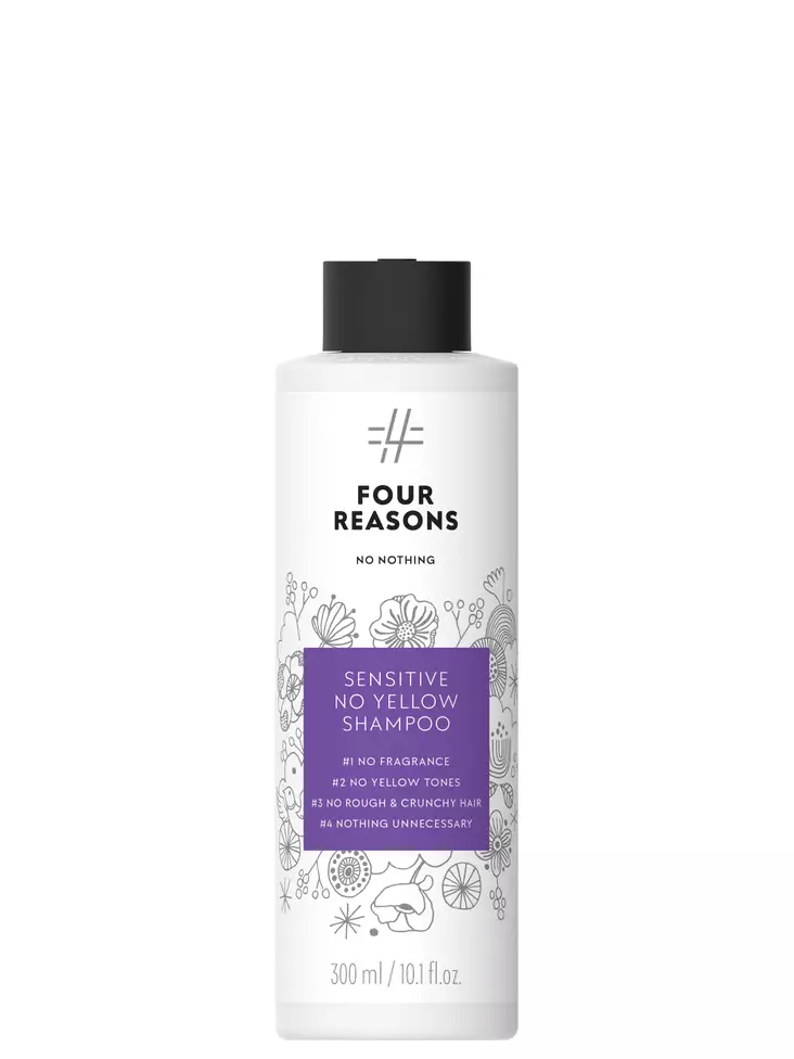 Four Reasons No Nothing SensitiveNo Yellow Shampoo 300ml - Hajusteeton hopeashampoo. - Hopeashampoot - 10000569 - 1