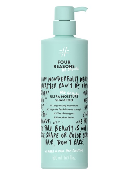 Four Reasons Original Ultra Moisture Shampoo 500ml - kuiville hiuksille - XXL koot - 6418414038849 - 1