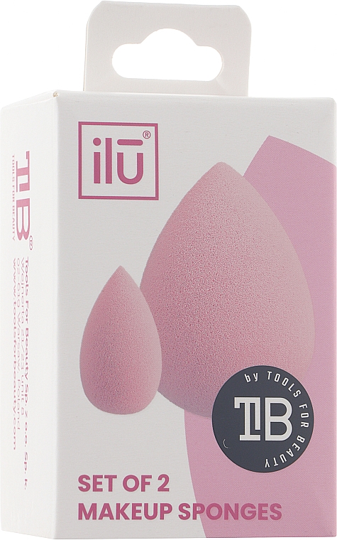 ILU Set Of 2 Makeup Sponge Mini and Large - Meikkisiveltimet ja -sienet - 17100129 - 1