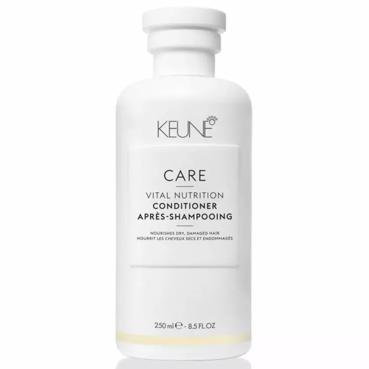 Keune Care Vital Nutrition Conditioner 250ml - hoitoaine vaurioituneille hiuksille - Rakennepaikkaavat hoitoaineet - 8719281103509 - 1