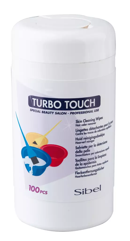 Sibel Turbo Touch - 100kpl värinpoistoliinat (7038000) - Hiusten värjäys- ja vaalennustavikkeet - 15000079 - 2
